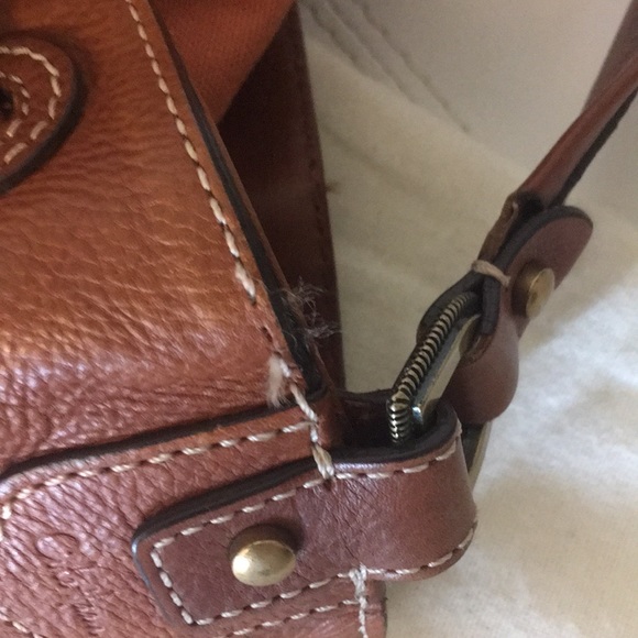 Cole Haan Leather and Jute Bucket Bag - Picture 7 of 9